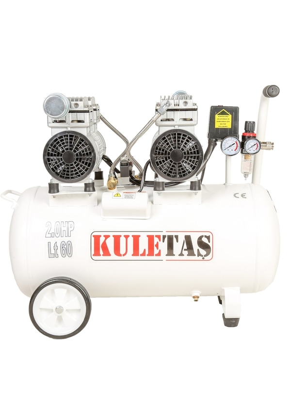 KULETAS SESSIZ HAVA KOMPRESÖRÜ 60 LT 2 HP